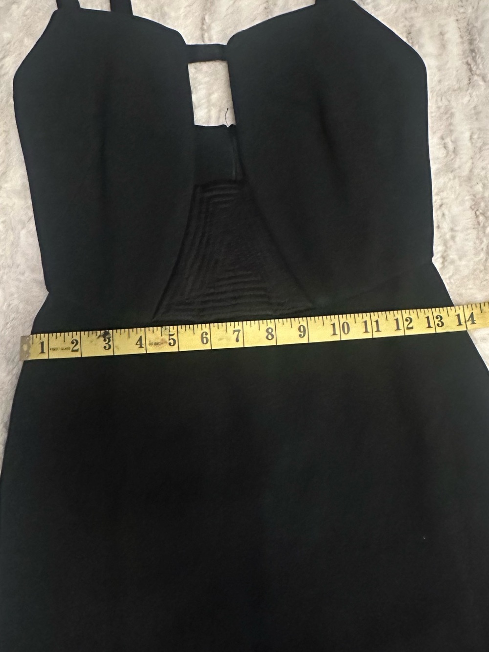 Tom Ford Square Neckline Midi Length Black Dress - Picture 5 of 15